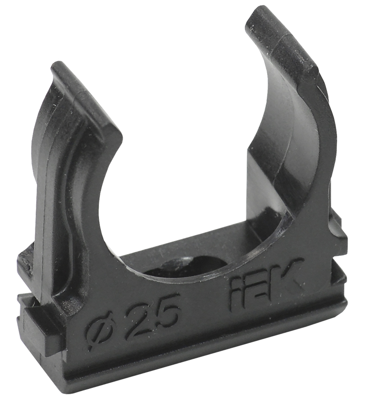 Изображение товара IEK ELASTA Держатель с защёлкой CF25 черный