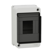 Изображение товара Systeme Electric City9 Box бокс навесной с прозрачной дверцей 4 мод.