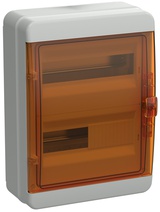 Изображение товара IEK TEKFOR Корпус пласт. КМПн-24 IP65 оранж. прозр. дверь