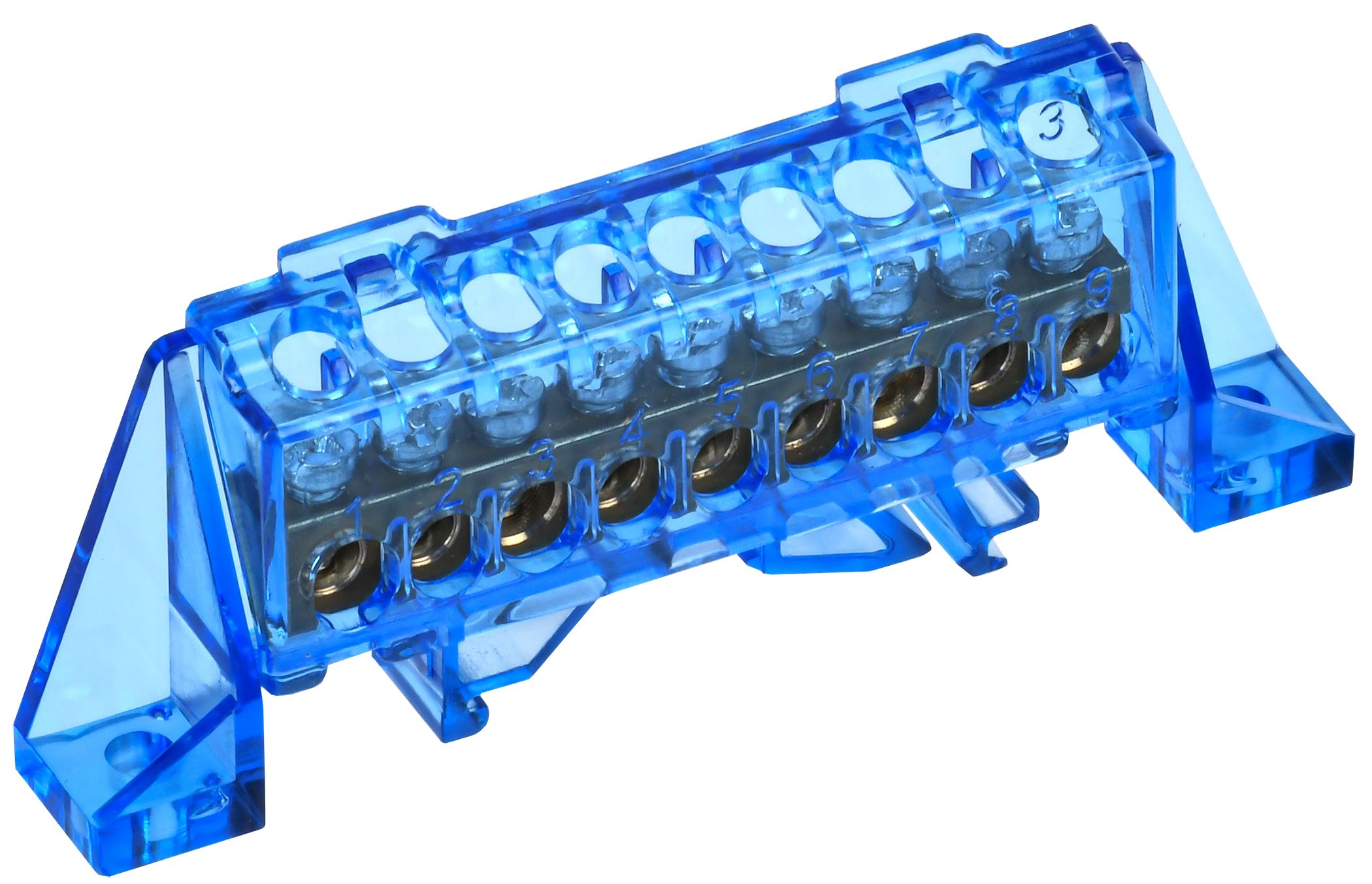 Изображение товара IEK TEKFOR Шина N "ноль" в комб. изол. "Стойка" 6х9-9-С