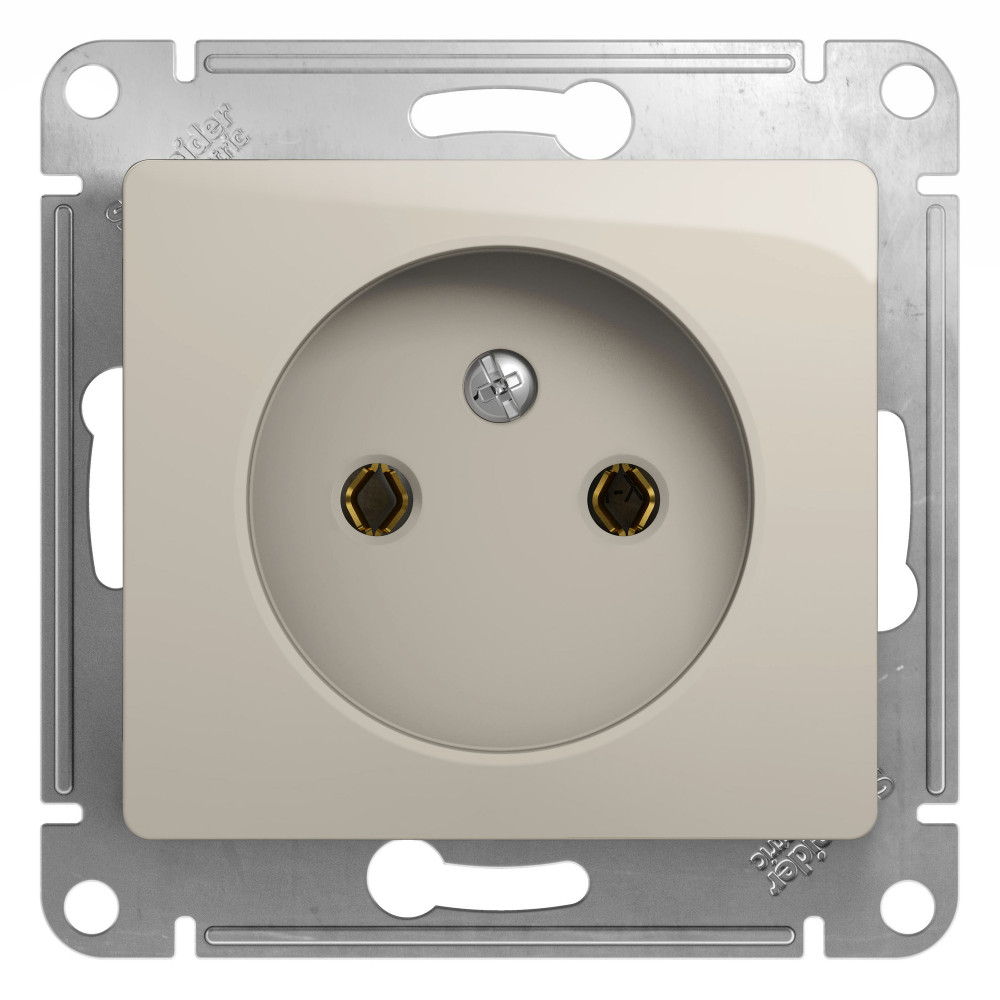 Изображение товара Systeme Electric Glossa Молочный Розетка б/з,16А, 250В, механизм