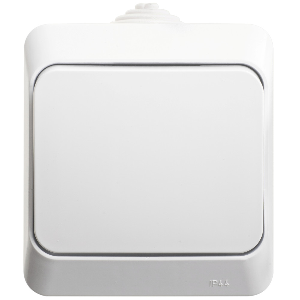 Изображение товара Systeme Electric Этюд наруж Бел Переключатель 1-клавишный IP44 сх.6