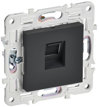 Изображение товара IEK SKANDY Графит Розетка компьютерная RJ45 кат.5E SK-K01G Изображение товара IEK SKANDY Графит Розетка компьютерная RJ45 кат.5E SK-K01G