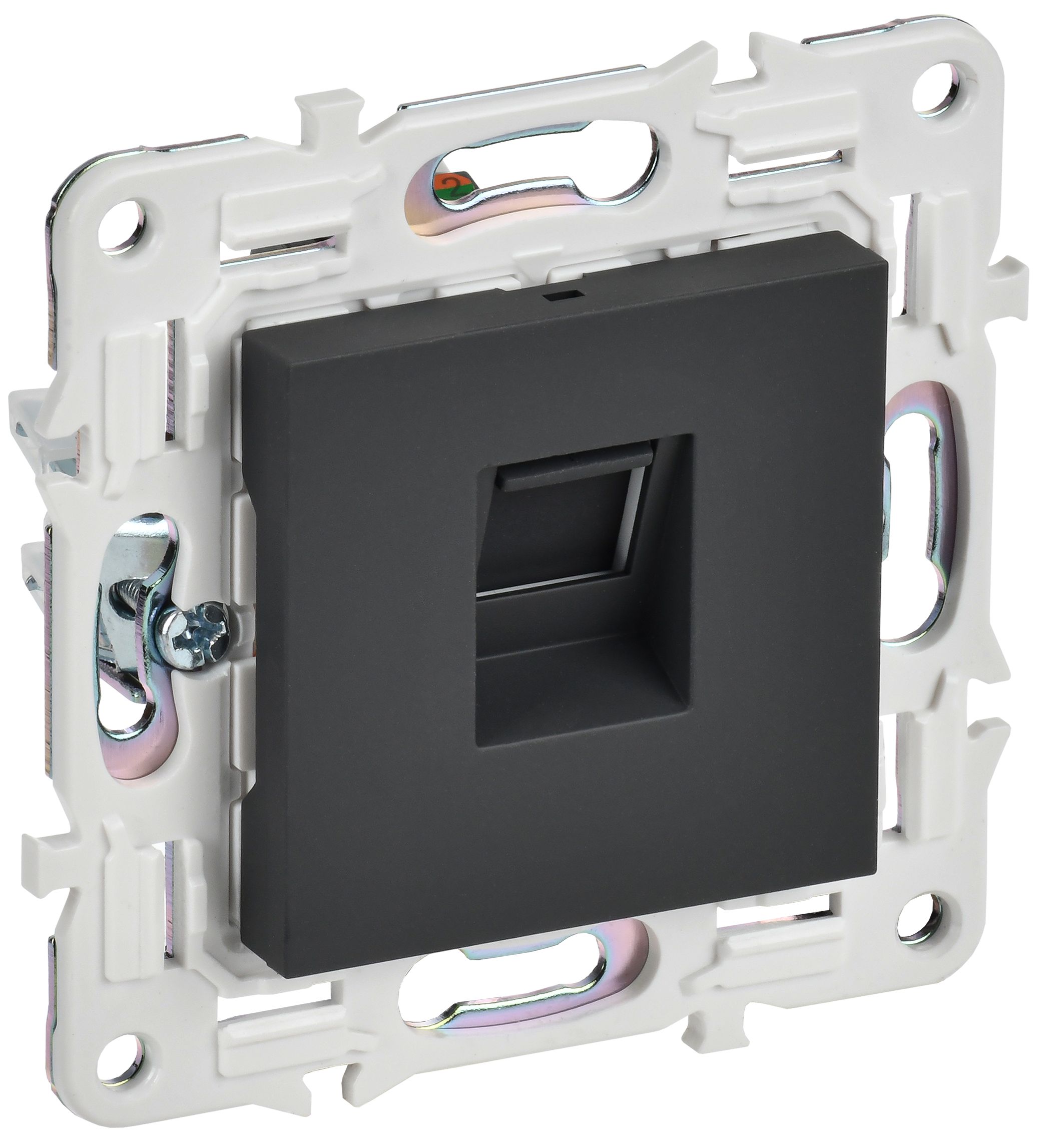 Изображение товара IEK SKANDY Графит Розетка компьютерная RJ45 кат.5E SK-K01G