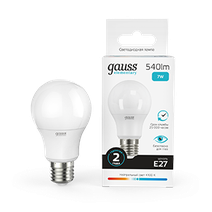 Изображение товара Gauss Лампа Elementary A60 7W 540lm 4100K E27 LED