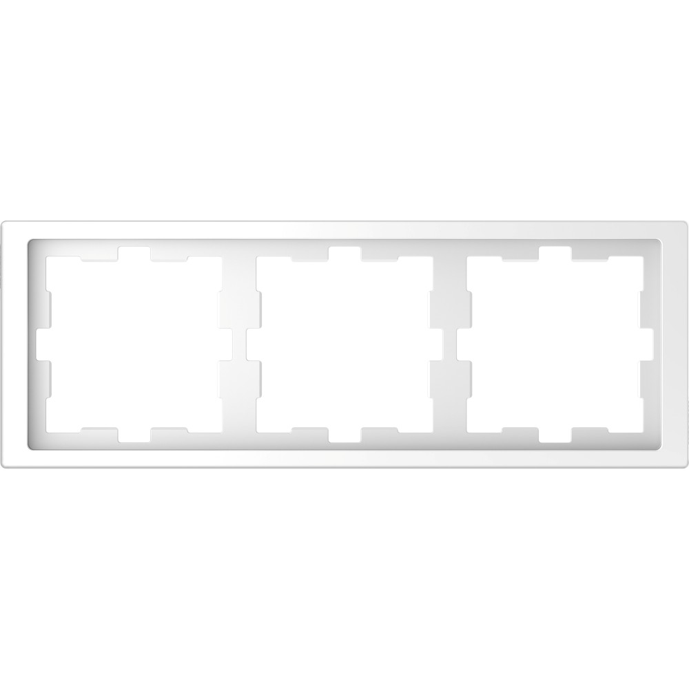 Изображение товара Rамка D-Life Белый Лотос 3-ап Schneider Electric