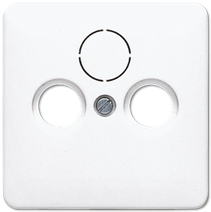 Изображение товара JUNG CD 500/CD plus Белая Накладка TV-FM-SAT