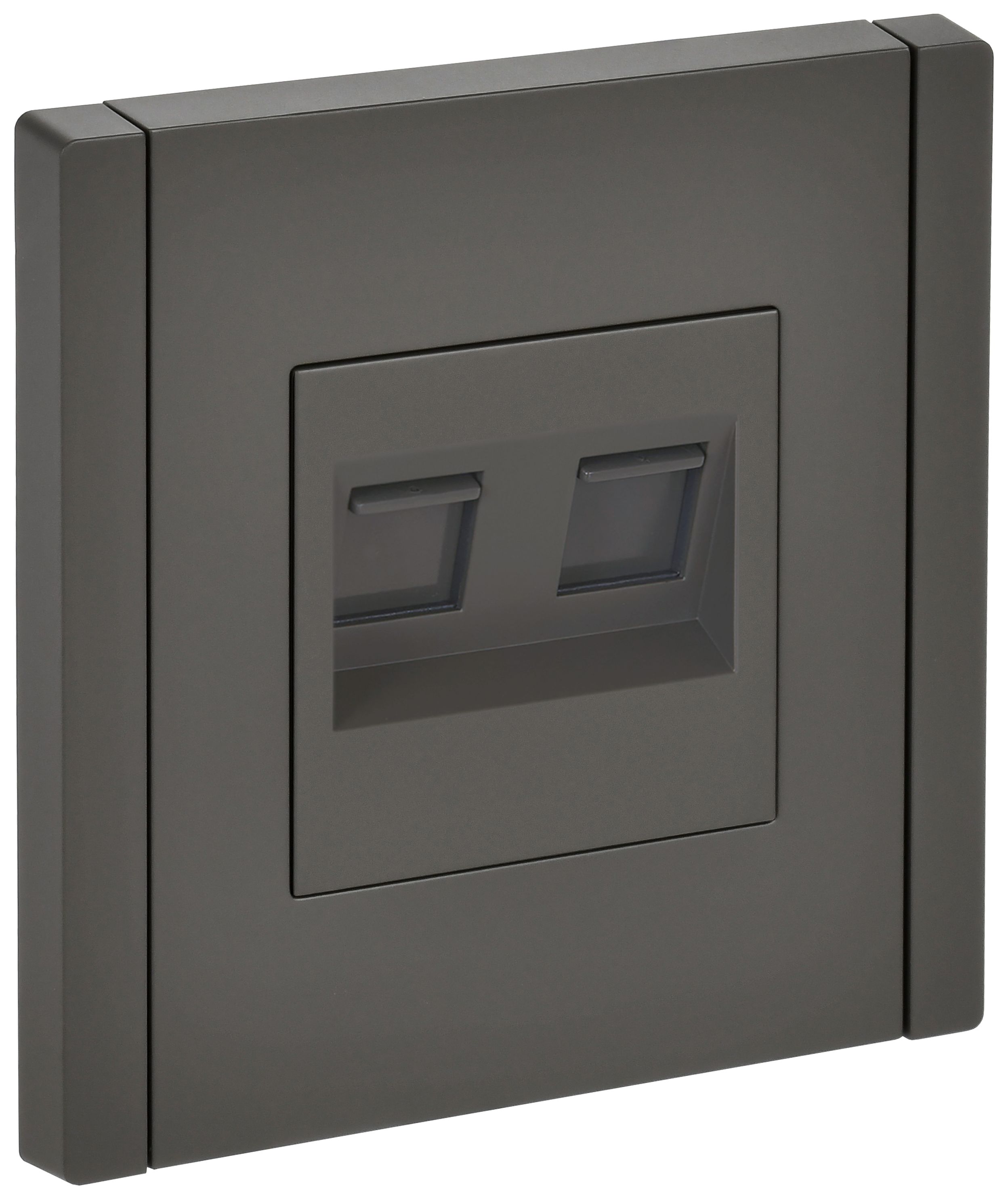 Изображение товара IEK FORTE&PIANO Серый Розетка комп. 2-ая RJ45 кат.6 FP334