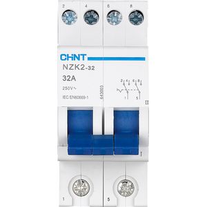 Изображение товара CHINT Модульный переключатель NZK2-32 2P 32А 2 положения
