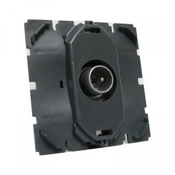 Изображение товара Legrand Celiane TV оконечная розетка, титановый серый, 1–выход