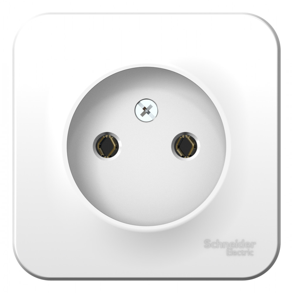 Изображение товара Systeme Electric Blanca наруж Бел Розетка б/з без шторок 16А, 250В, монтажная пластина