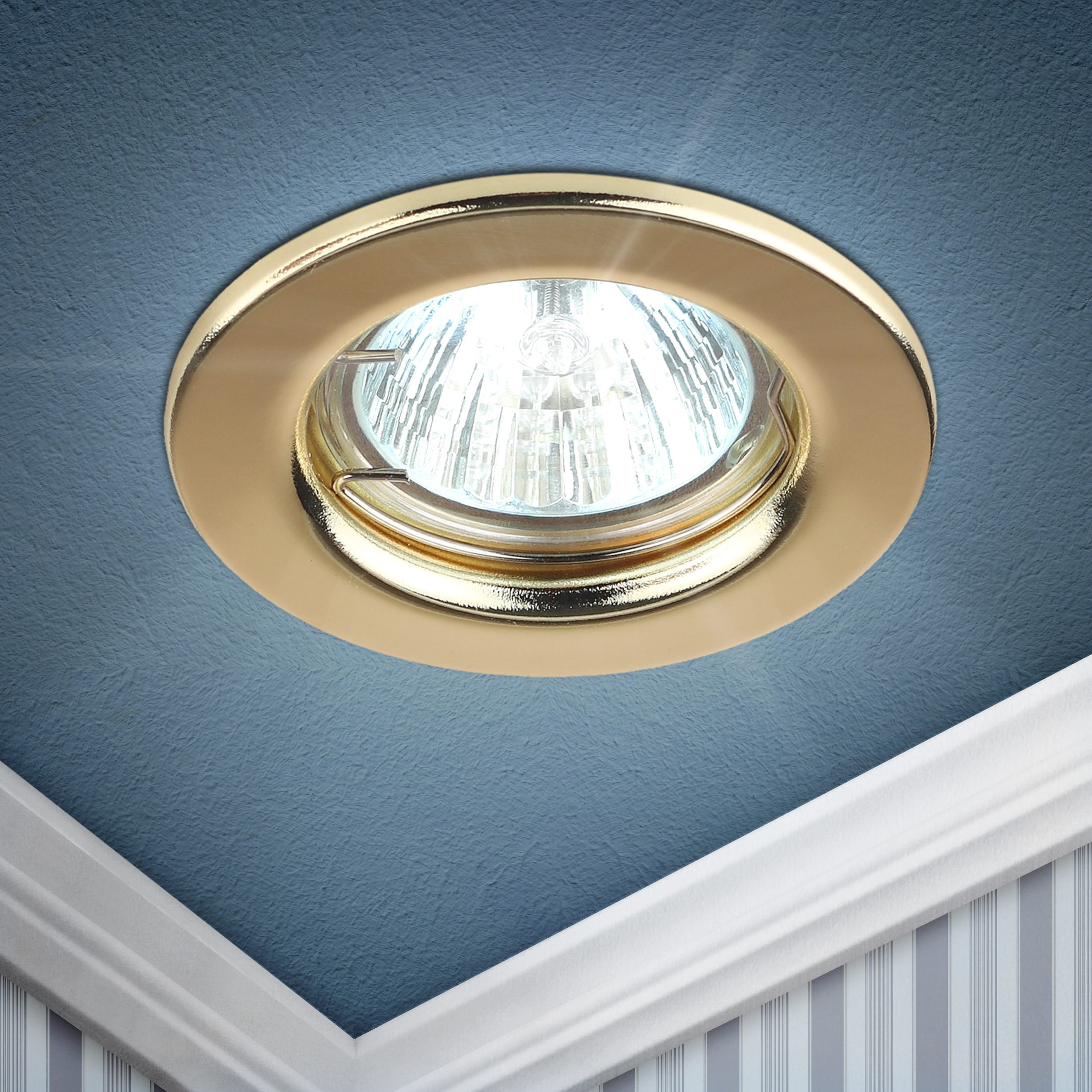 Изображение товара ЭРА ST1 GD встраиваемый светильник MR16 GU5.3 золото