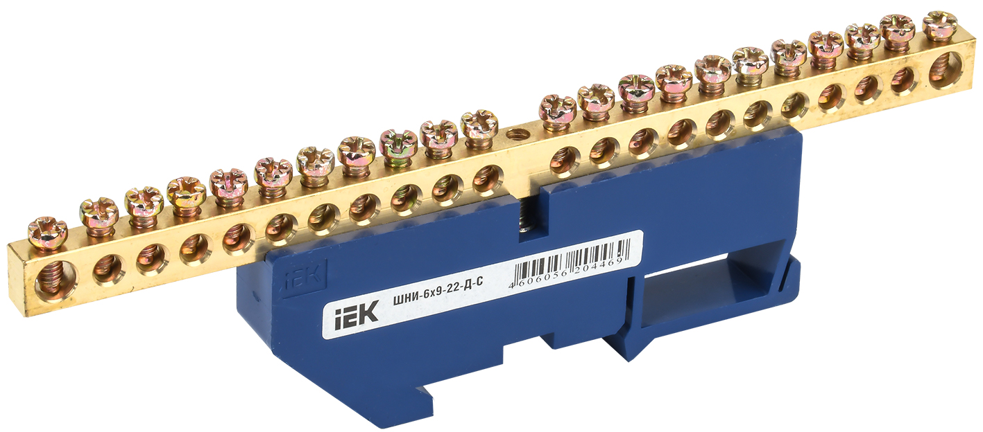 Изображение товара Шина IEK ШНИ-6х9-22-Д-С с изолятором