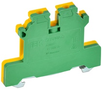 Изображение товара IEK Колодка клеммная CTS-PEN земля 4мм2 желто-зеленая