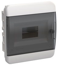 Изображение товара IEK TEKFOR Корпус пласт. ЩРВ-П-8 IP41 черн. прозр. дверь