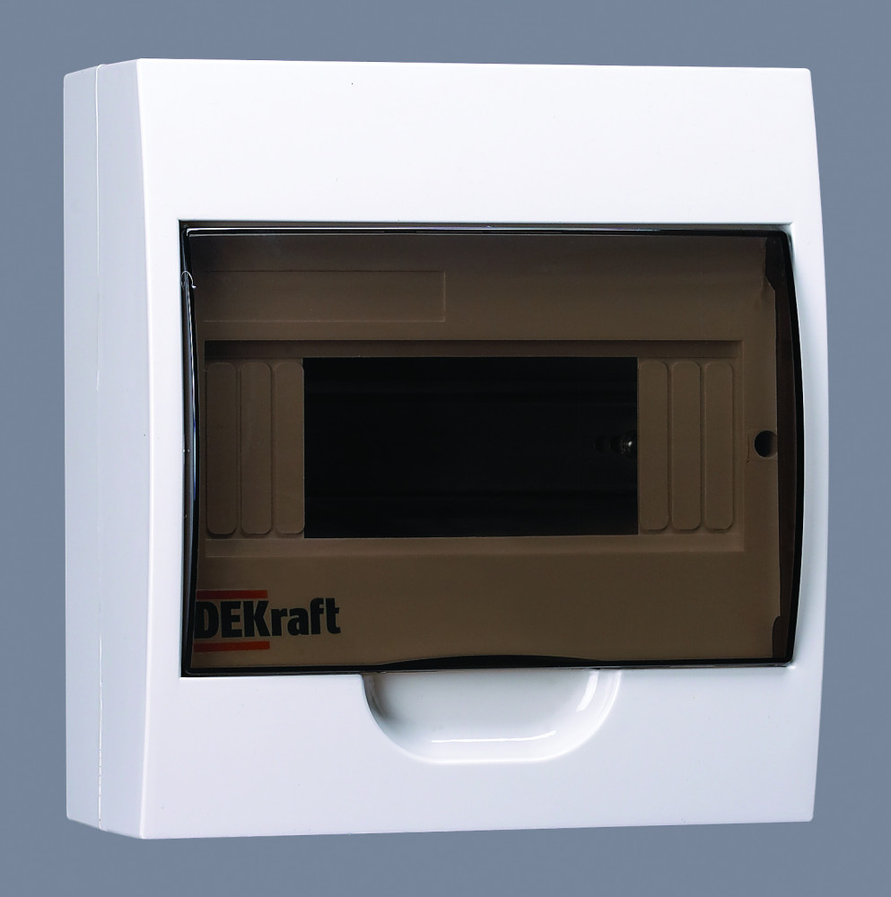 Изображение товара Dekraft Корпус пластиковый навесной 8 мод. IP41 ЩРН-П-8