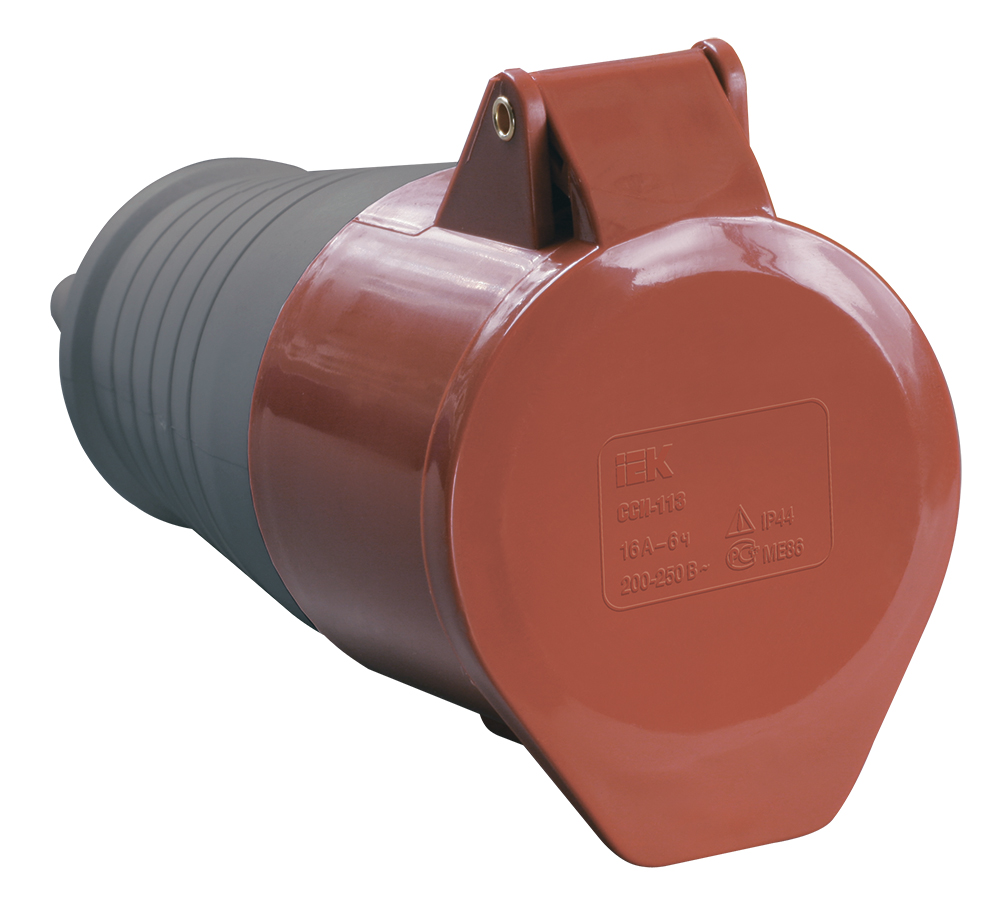 Изображение товара IEK Розетка 215 переносная 3P+PE+N 16A 400V IP44