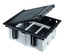 Изображение товара Simon Connect Серый Люк на 3 S модуля. Глубина 70 мм