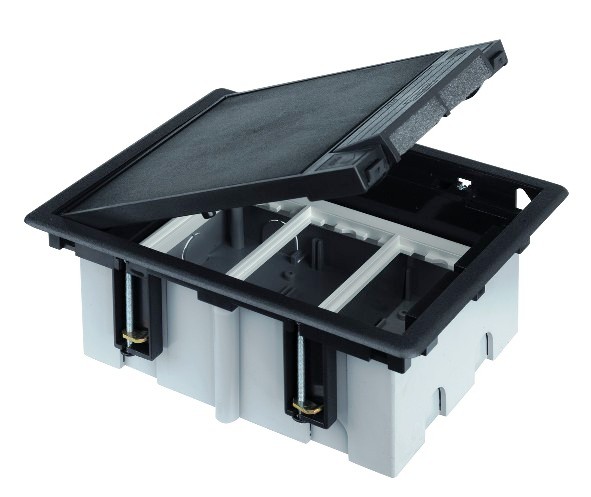 Изображение товара Люк Simon Connect Серый 3 S модуля, глубина 70 мм