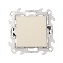 Изображение товара Simon 24 Слоновая кость Одноклавишный кнопочный выключатель Push&Go
