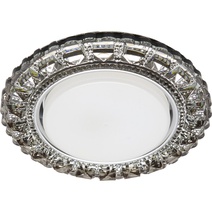 Изображение товара Feron Светильник потолочный встраиваемый со светодиодной подсветкой 20LED*2835 SMD 4000K, 15W GX53, без лампы, серый, хром CD4045 с драйвером в компле Изображение товара Feron Светильник потолочный встраиваемый со светодиодной подсветкой 20LED*2835 SMD 4000K, 15W GX53, без лампы, серый, хром CD4045 с драйвером в компле