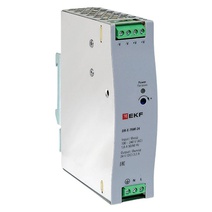 Изображение товара EKF Блок питания на дин рейку 75 Вт,Uвх ~ 220 В AC , Uвых - 24 В DC постоянного тока.