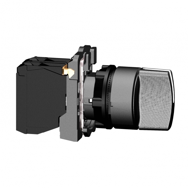 Изображение товара Schneider Electric XB5 Переключатель 1-0-2 с фиксацией чёрный с возвратом