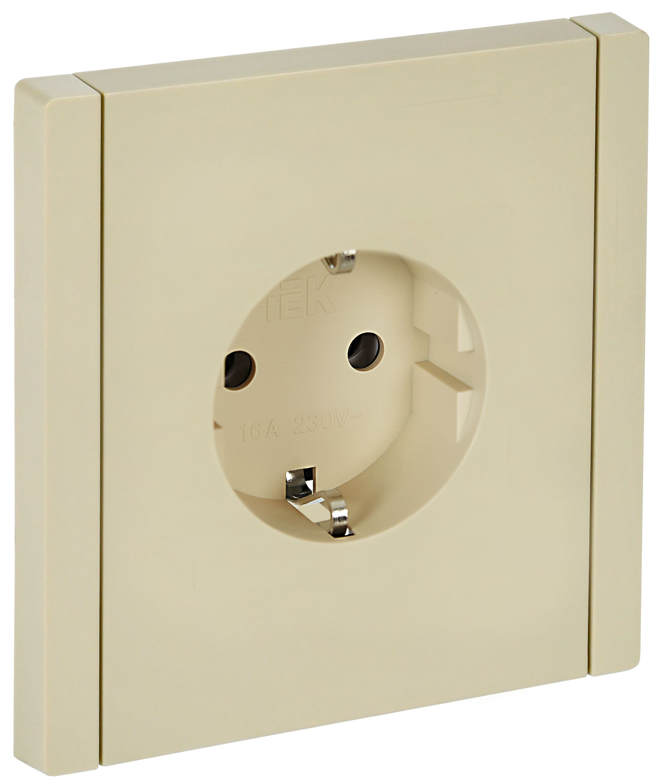 Изображение товара IEK FORTE&PIANO Ваниль Розетка с/з винтовое крепление 16А FP416