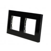 Изображение товара Sibling Рамка стеклянная 2 поста черная (157х86мм)