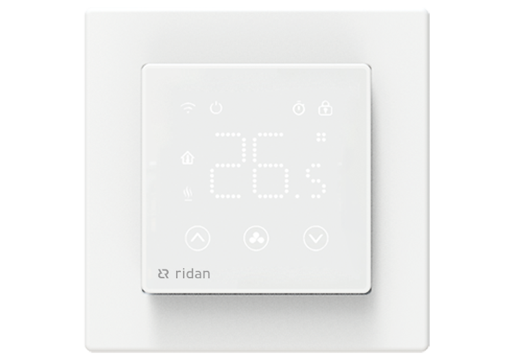 Изображение товара Терморегулятор RIDAN RSmart-SW для водяного отопления с Wi-Fi