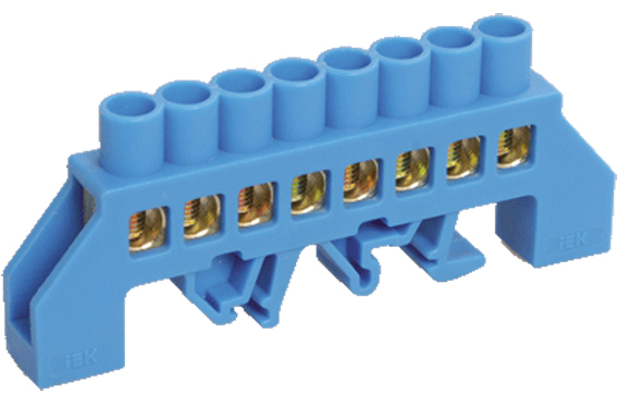 Изображение товара IEK Шина N ноль в комб DIN-изол Стойка ШНИ-8х12-8-КС-С Изображение товара IEK Шина N ноль в комб DIN-изол Стойка ШНИ-8х12-8-КС-С