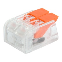 Изображение товара REXANT Компактная многоразовая 2-проводная клемма (0,14 -4,0 мм²) Индивидуальная упаковка 5 шт.