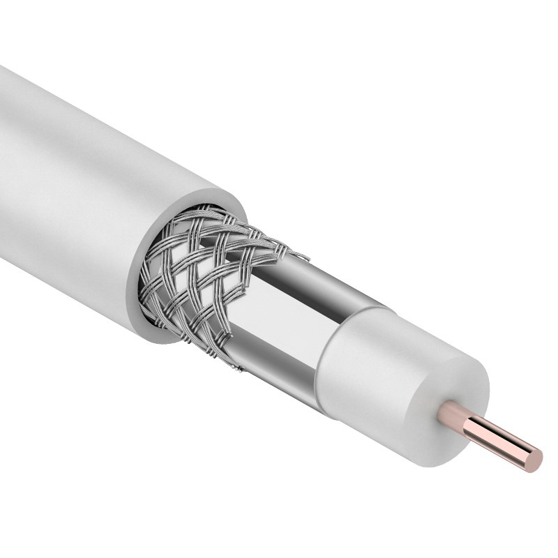 Изображение товара Коаксиальный кабель PROconnect RG-6U 75 Ом 10м для ТВ и видеонаблюдения