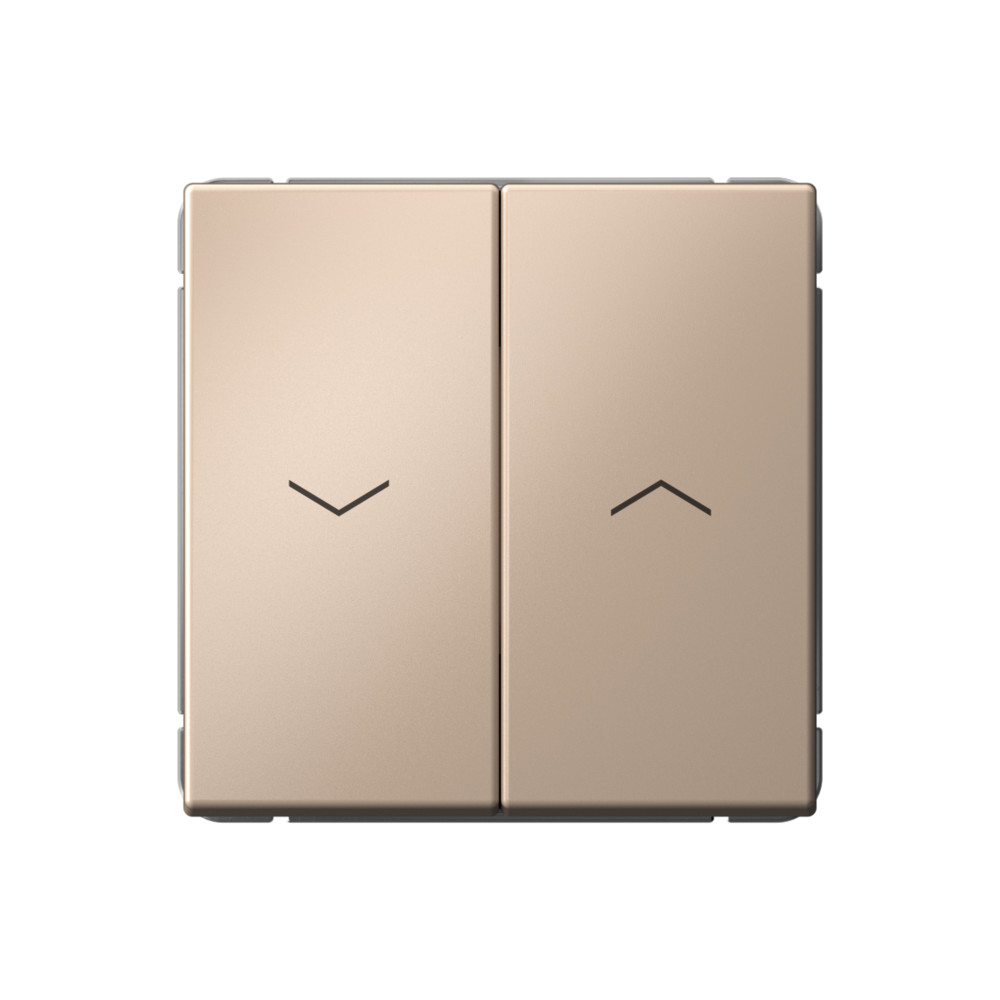 Изображение товара Выключатель Systeme Electric ArtGallery 2-клавишный для жалюзи (песочный), 10 А