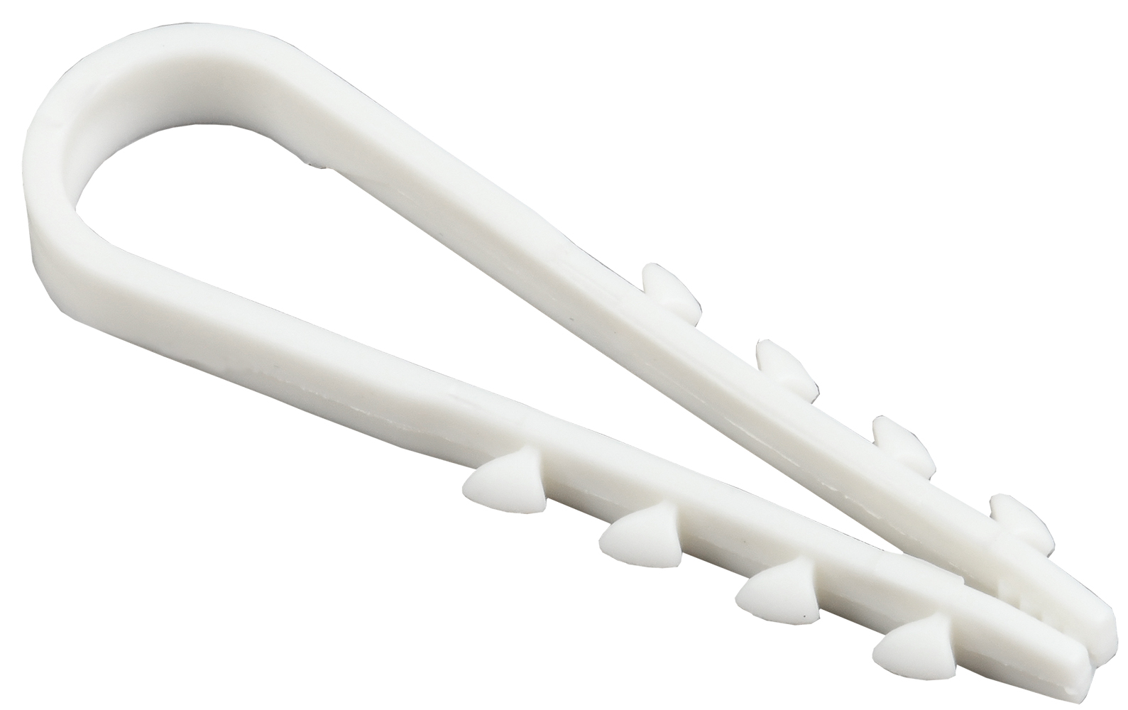 Изображение товара IEK Дюбель хомут 5-10мм нейлон белый (100шт)