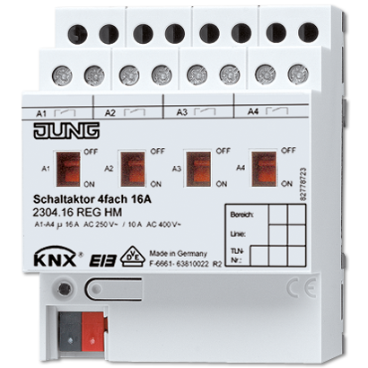 Изображение товара JUNG KNX Актор 4-х канальный 220V AC 16 A