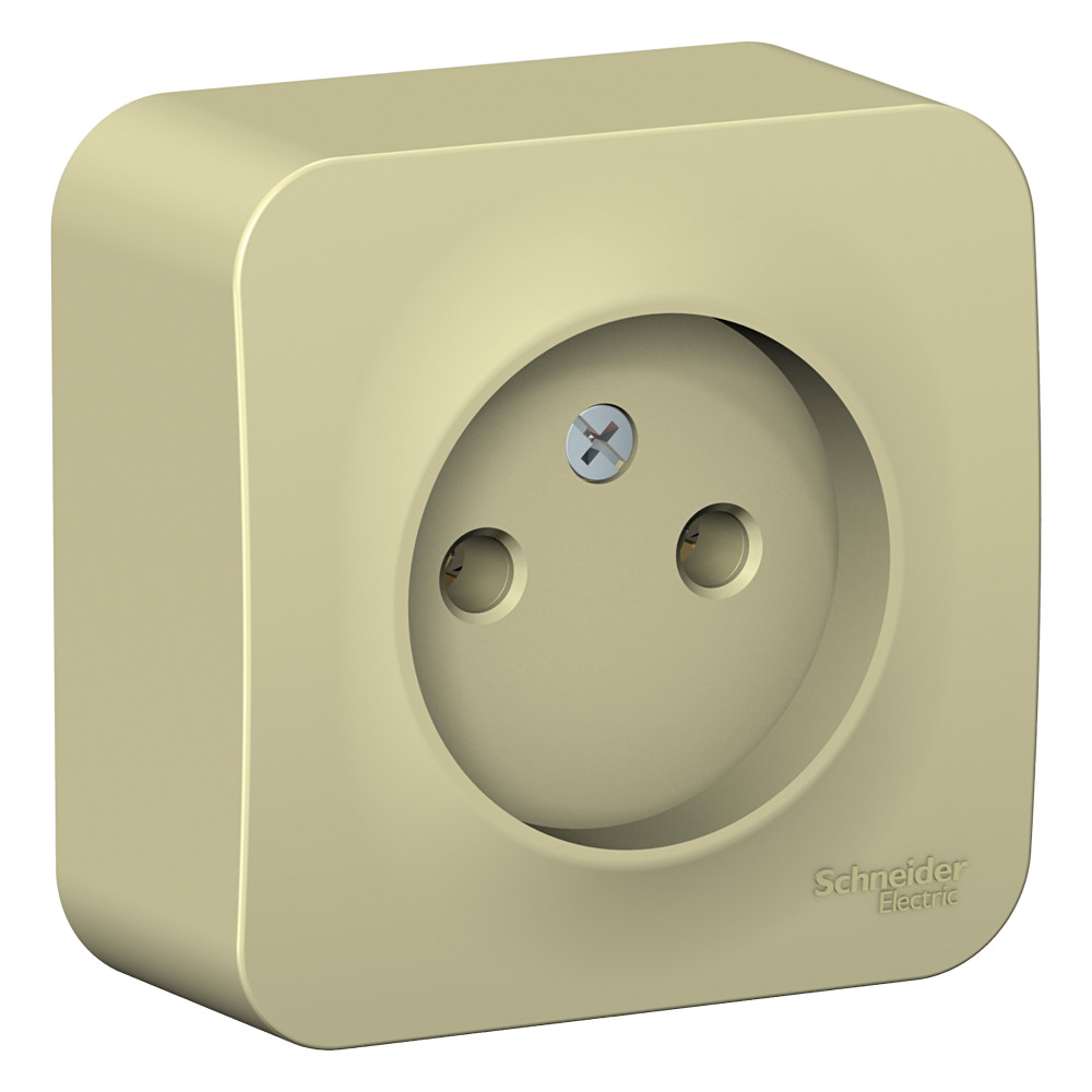 Изображение товара BB Blanca 1-я открытая розетка без заземления 16A 250V