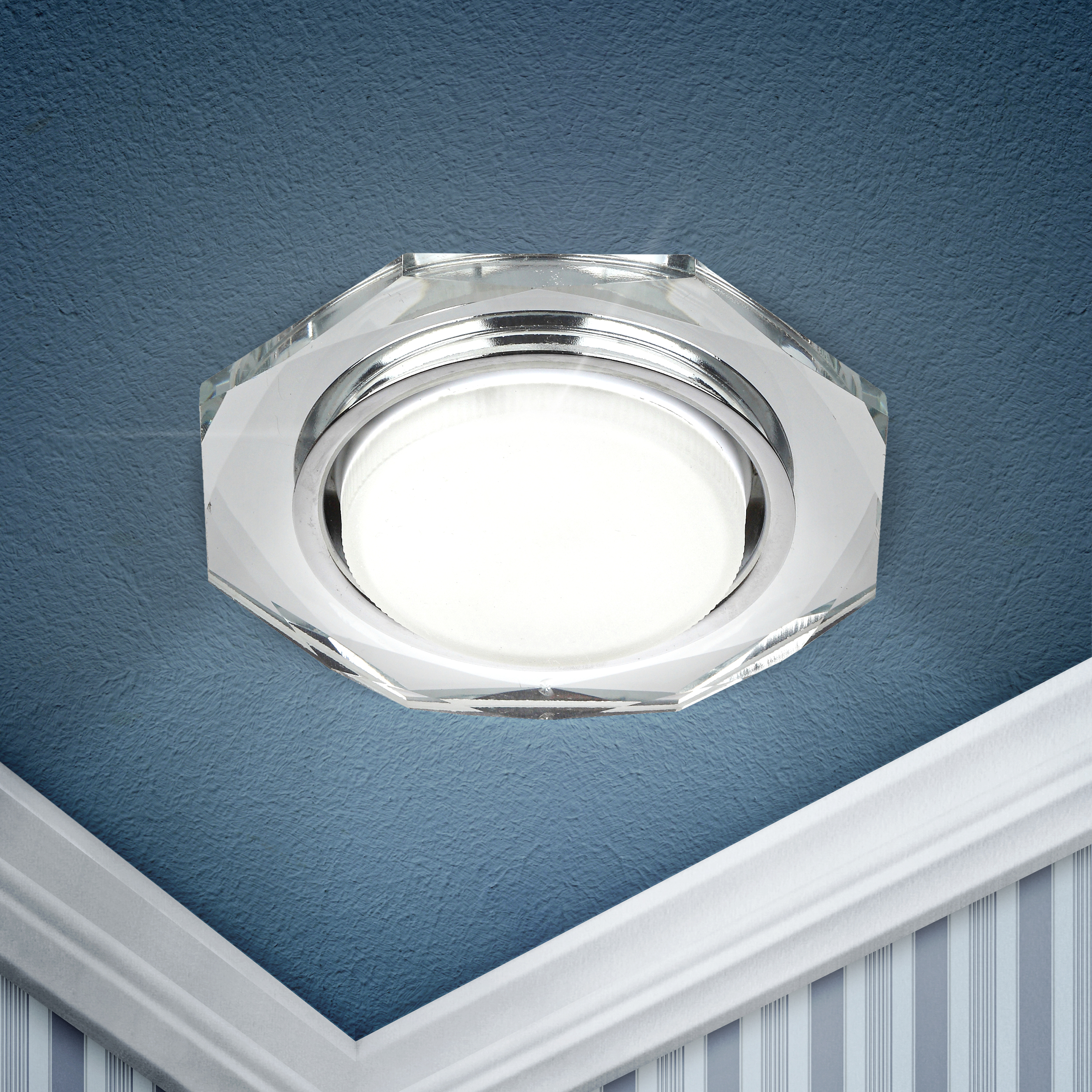 Изображение товара ЭРА Светильник встраиваемый DK 81 SL под лампу GX53 зеркальный