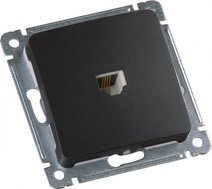 Изображение товара Hegel Мастер внутр Черная РСК-400-08 Розетка компьютерная, механизм