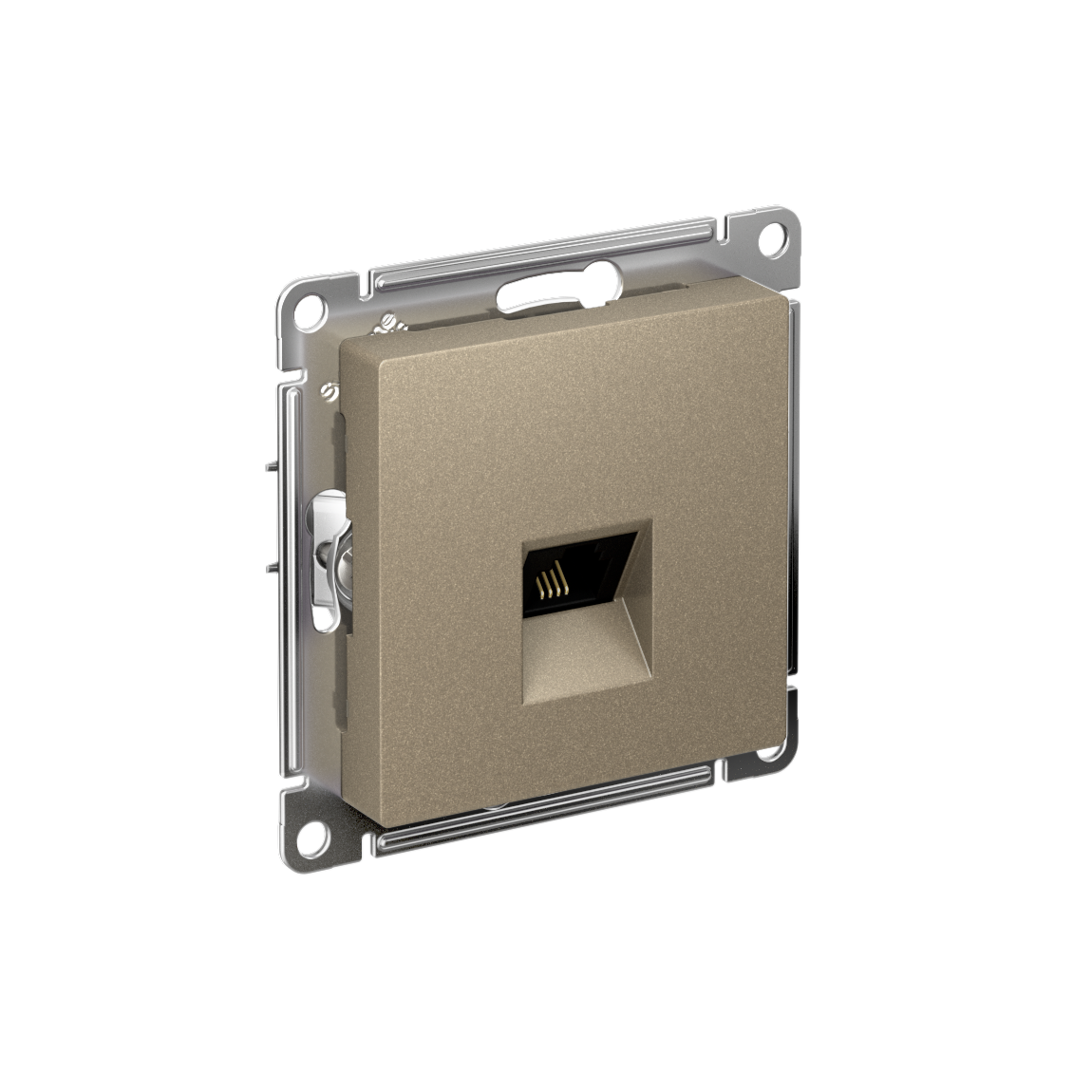 Изображение товара Systeme Electric AtlasDesign Шампань Розетка телефонная RJ11, механизм