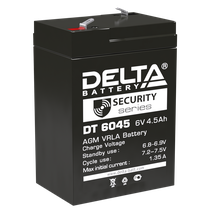 Изображение товара Delta Аккумуляторная батарея DT 6045 (6V/4.5Ah)