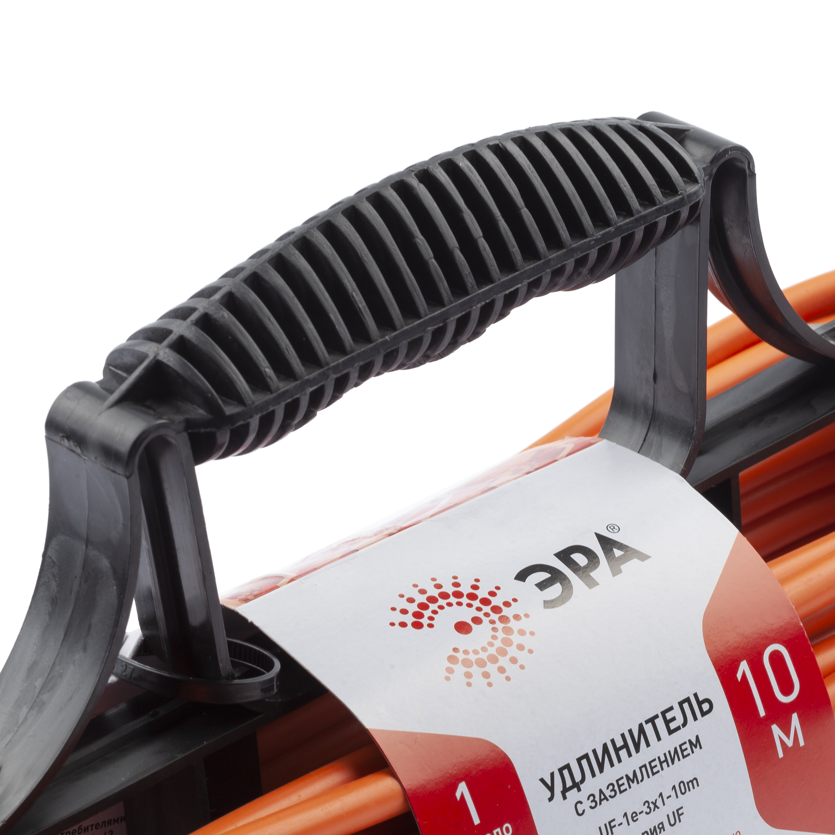 Изображение товара ЭРА Удлинитель силовой UFx-1e-3x1-10m на рамке с заземлением 1 розетка 10м ПВС 3х1мм2