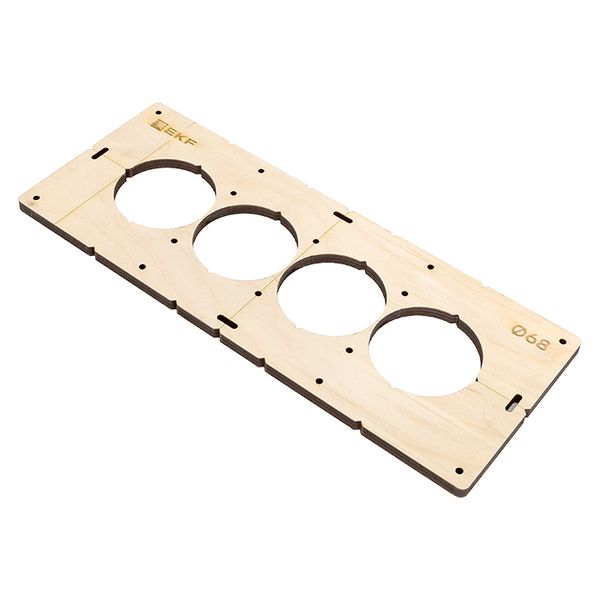 Изображение товара EKF Expert Шаблон для подрозетников c 4 отв. диам. 68 мм.