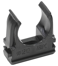 Изображение товара IEK ELASTA Держатель с защёлкой CF20 черный