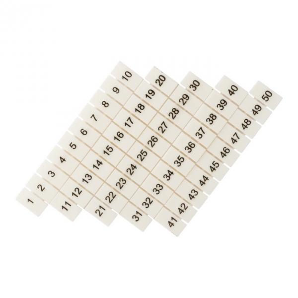 Изображение товара EKF PROxima Маркеры для JXB-ST 6 с нумерацией 1-50 (10 шт.).