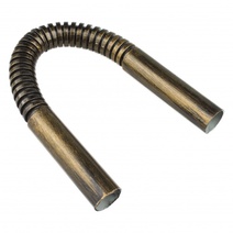 Изображение товара BIRONI Пластик Бронза Угол соедин. для труб плавный D16 1шт/уп