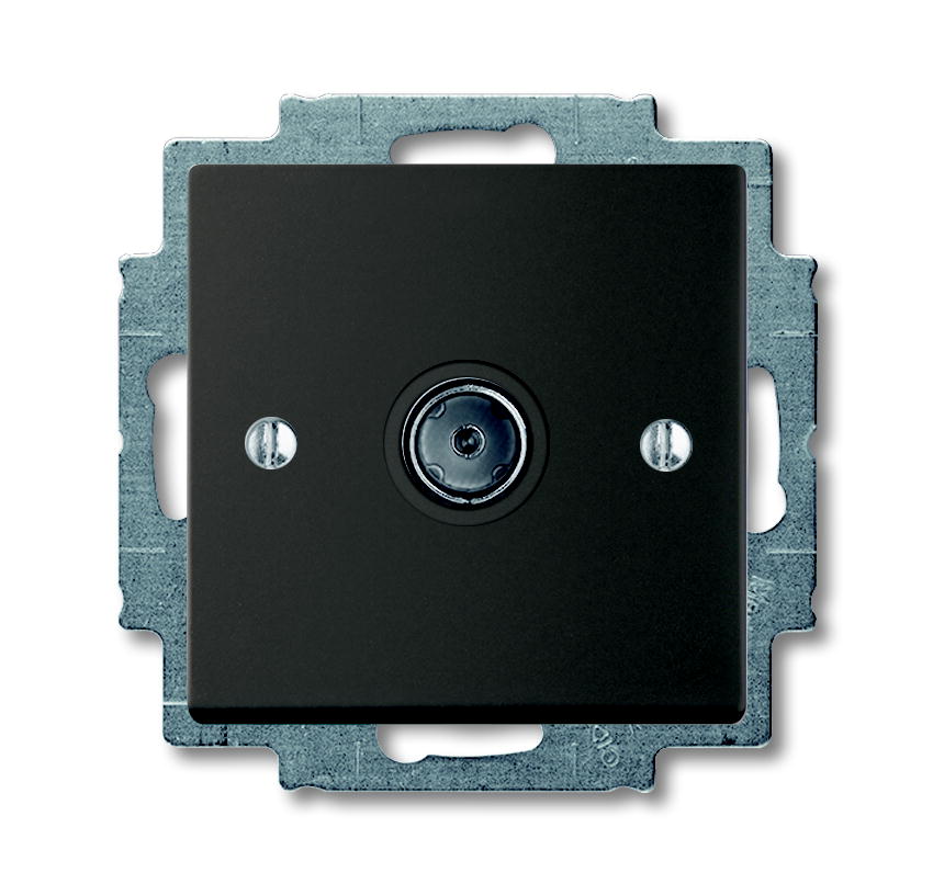 Изображение товара ABB BJB Basic 55 Шато (чёрн) Розетка TV оконечная