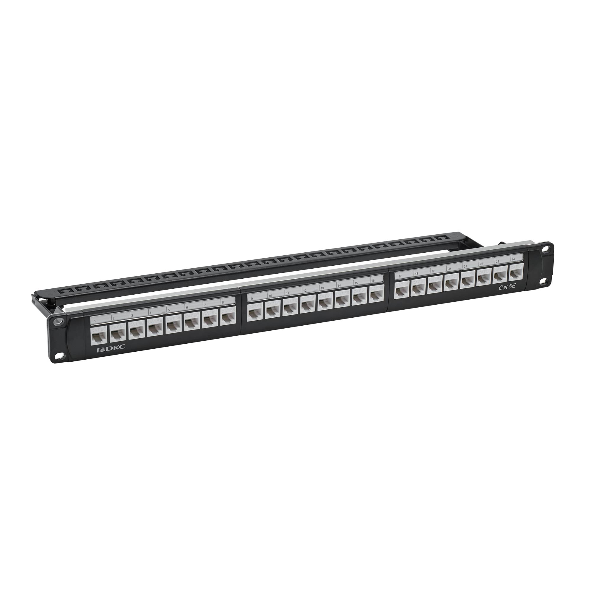 Изображение товара DKC Патч-панель 19",1U,CAT5E, 24 модуля RJ45, неэкранированная