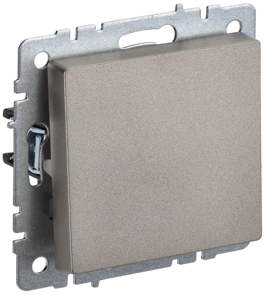 Изображение товара IEK BRITE BASE Шампань Выключатель 1-кл проходной 10А ВС10-1-6-БрШ