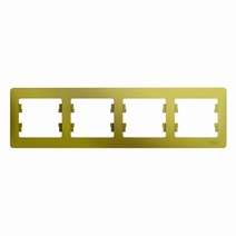 Изображение товара Systeme Electric Glossa Фисташковый Рамка 4-ая, горизонтальная